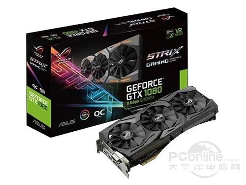 华硕 ROG-STRIX-GTX 1080-A8G-11GBPS 正面