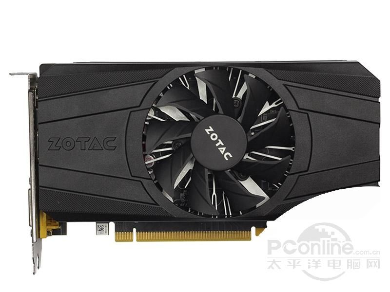 索泰 GeForce GTX 1050-2GD5 雷霆版 PB正面