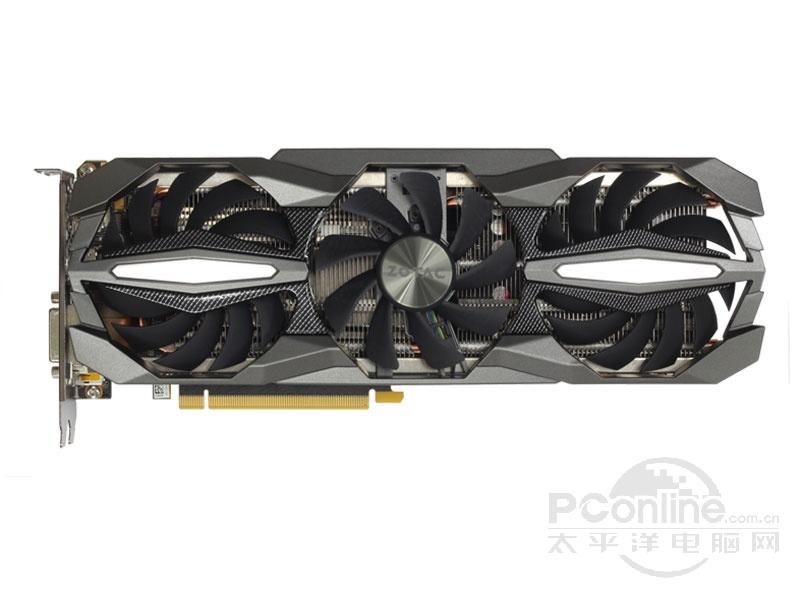 索泰 GeForce GTX 1060-6GD5(9Gbps)至尊PLUS OC 正面