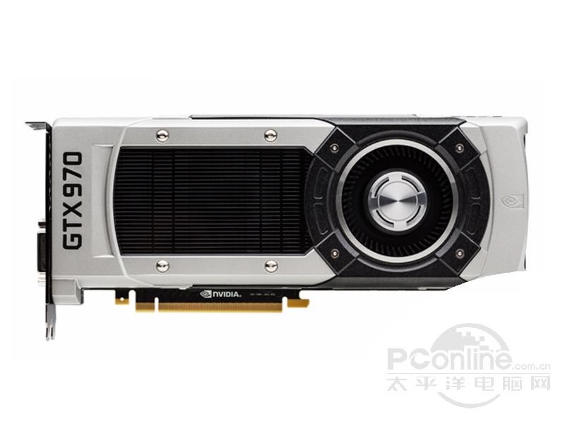 丽台GTX 970 4G D5 公版正面