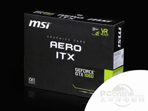 微星 GeForce GTX 1060 AERO ITX 6G OC