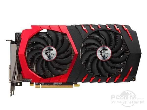 微星 Radeon RX 480 GAMING X 4G 正面