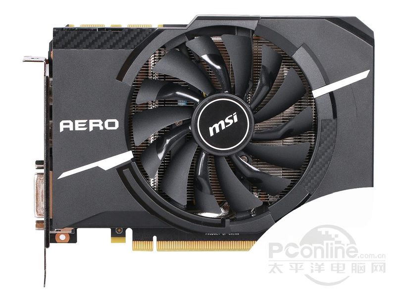 微星 GeForce GTX 1070 AERO ITX 8G OC 正面