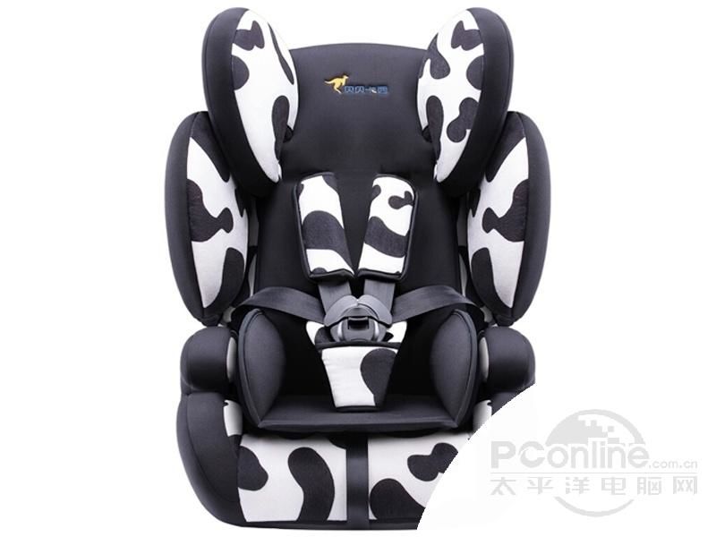 贝贝卡西汽车用儿童安全座椅 婴儿宝宝用 9月-12岁车载安全座椅 奶牛 经典款
