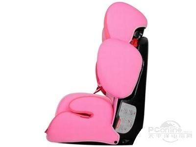 贝贝卡西汽车用儿童安全座椅婴儿宝宝9月-12岁安全座椅3C认证 美羊羊带ISOFIX接口