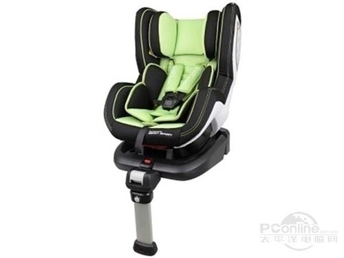 佰佳斯特汽车儿童安全座椅isofix接口安装0-4岁坐躺两用科尔伯特婴儿宝宝车载坐椅青草绿