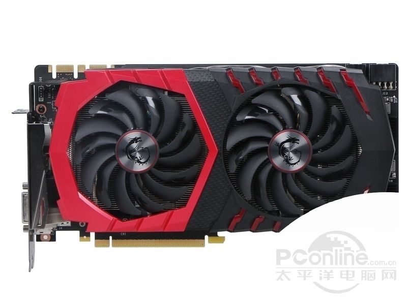 微星 GeForce GTX 1070 GAMING X 8G 正面