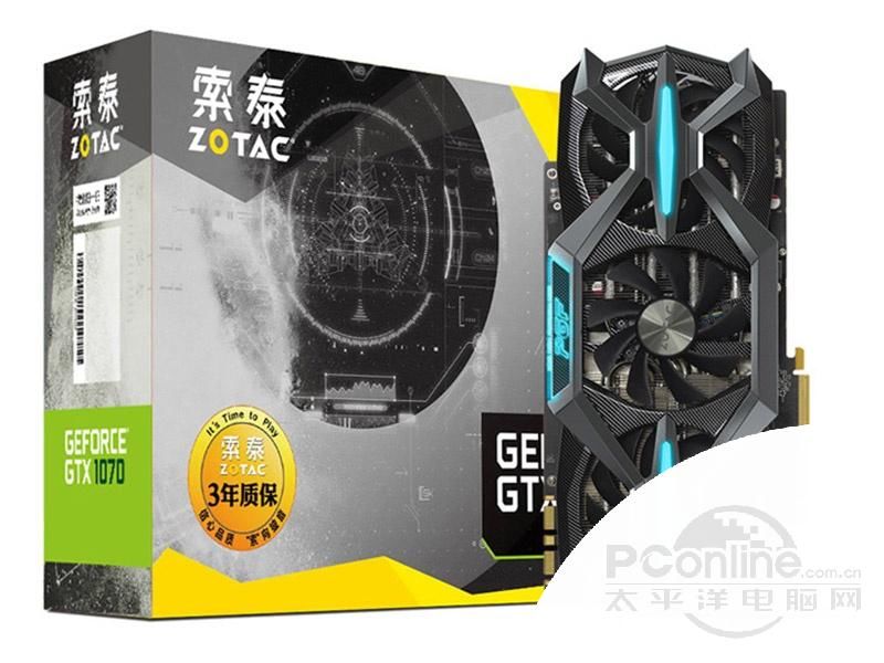 索泰 GeForce GTX 1070-8GD5 玩家力量至尊