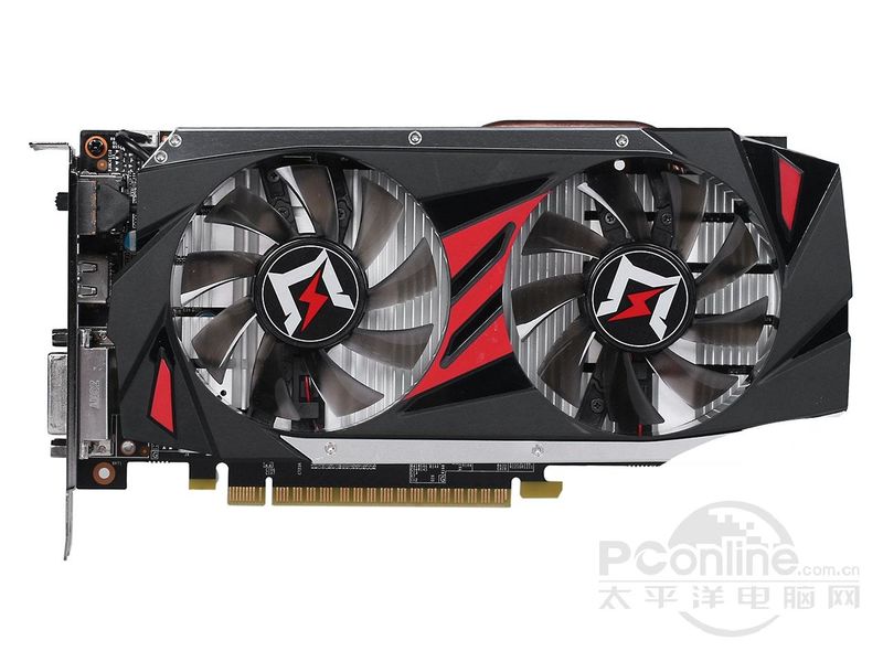 耕升 GTX 1050 暴风EX-2G 正面