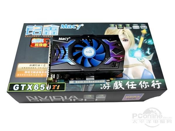 铭鑫 视界风 GTX 650Ti-1GBD5 辉煌版