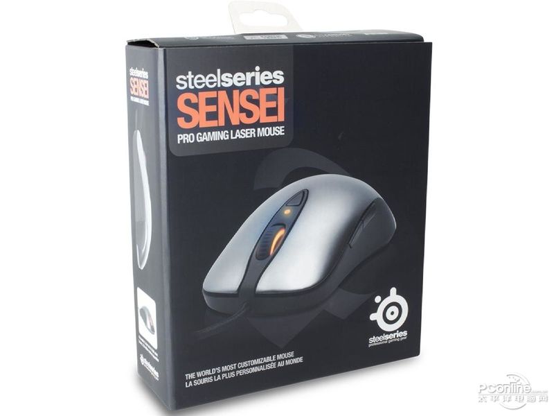 赛睿 SteelSeries Sensei 激光游戏鼠标配盒图