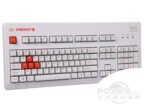 Cherry G80-3060HLCUS二色60周年纪念版机械键盘(红轴)