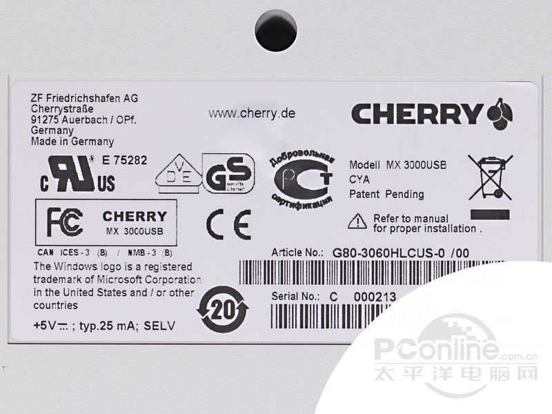 Cherry G80-3060HLCUSɫ60е()ͼ