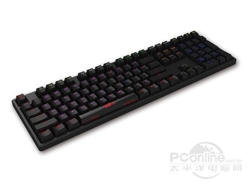 魔力鸭Ducky One 7-11限定版混灯混轴机械键盘