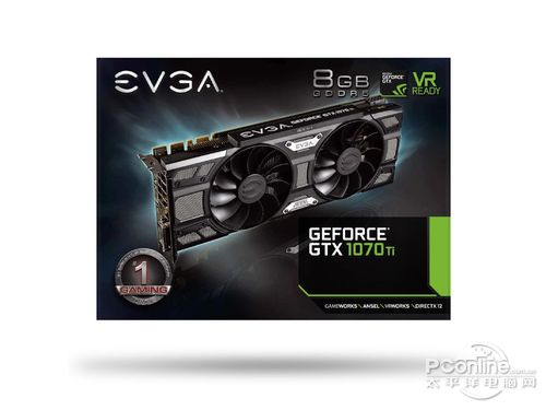 EVGA GTX1070Ti 8G SC Black Edition GAMING ACX 3.0