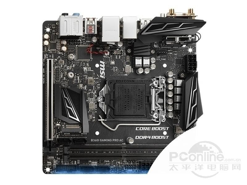 微星B360I GAMING PRO AC 正面