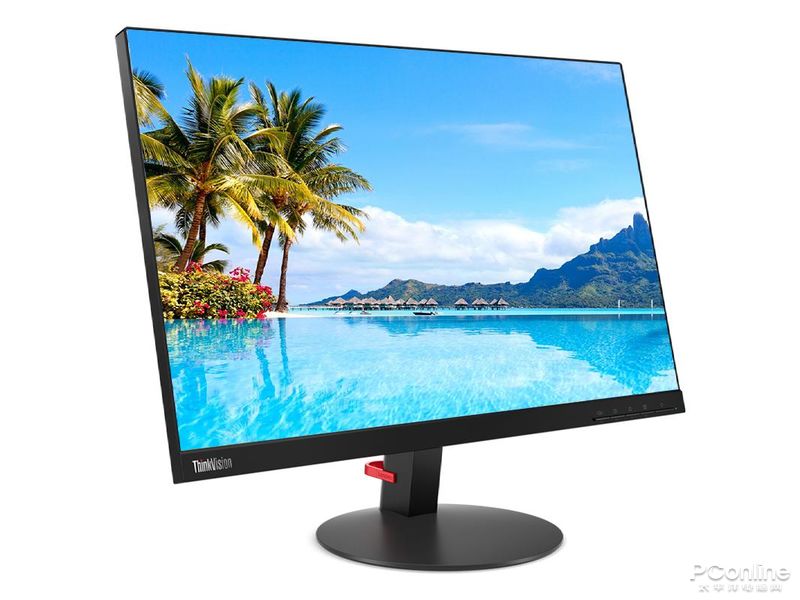 联想ThinkVision S23d45度正面