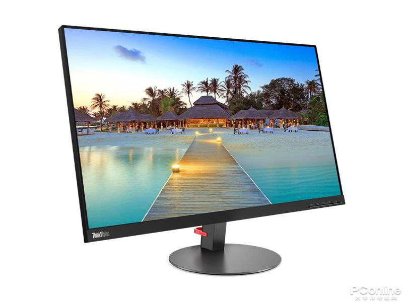 联想ThinkVision S27i45度正面