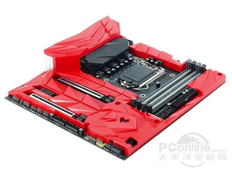 铭瑄MS-终结者 Z390W Gaming45度正面