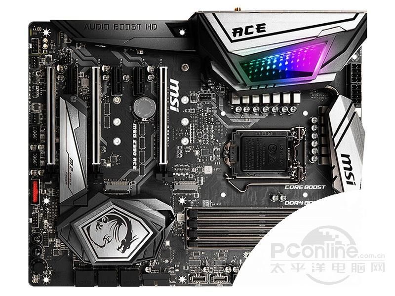 微星MEG Z390 ACE 正面