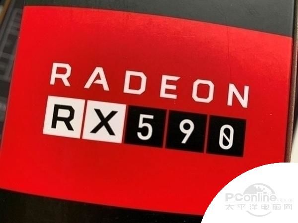 AMD Radeon RX 590 正面