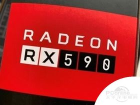 AMD Radeon RX 590正面