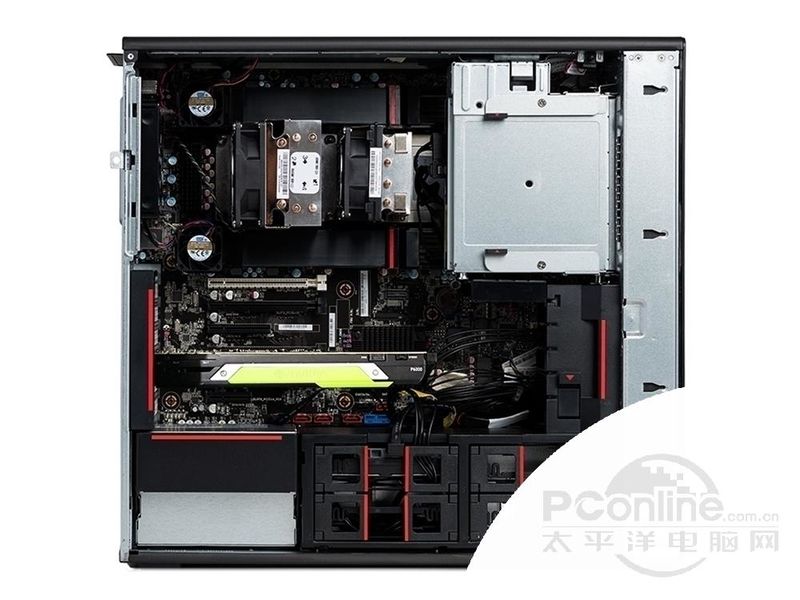 联想ThinkStation P720(Xeon Bronze 3106×2/16GB×2/256GB+1TB/P5000)