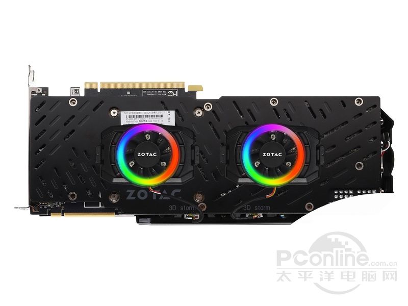 索泰GeForce RTX 2080Ti-11GD6 至尊PLUS 正面