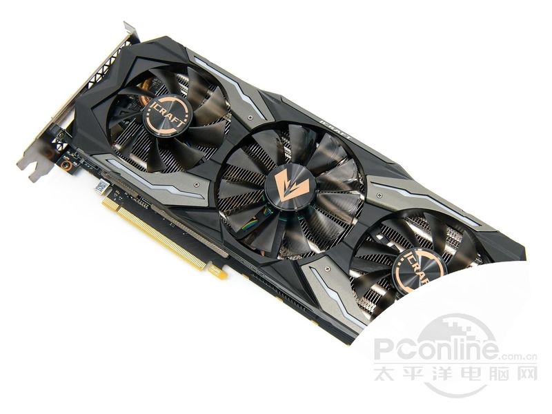 铭瑄GeForce RTX 2060 iCraft GM OC 6G45度正面