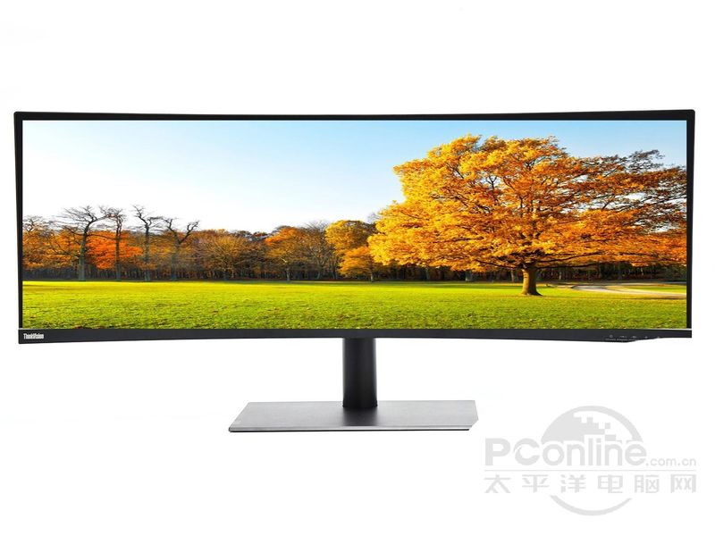 联想ThinkVision P44w 正面