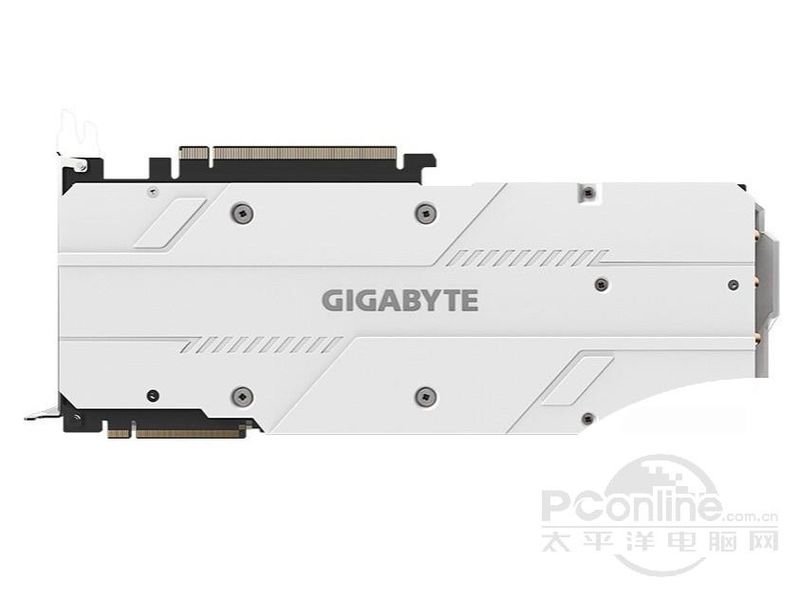 技嘉GeForce RTX 2080 SUPER GAMING OC WHITE 8G背面