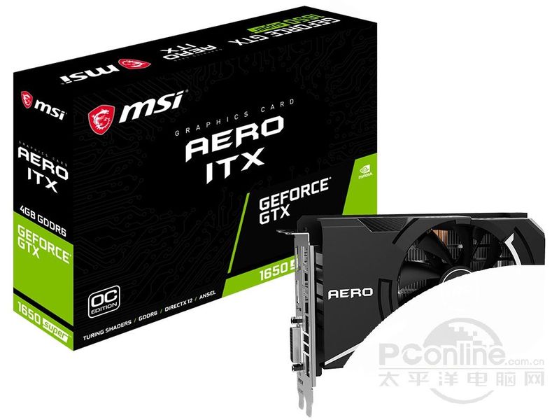 微星GeForce GTX 1650 SUPER AERO ITX OC