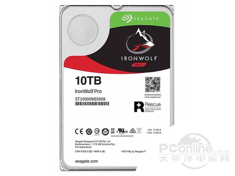 希捷酷狼PRO 10TB 7200转 256MB SATA3(ST10000NE0008)主图