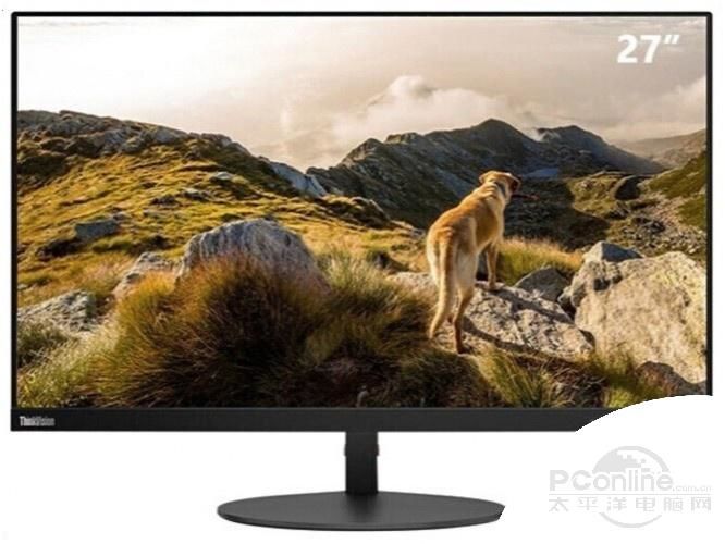 联想ThinkVision T27i-10 正面