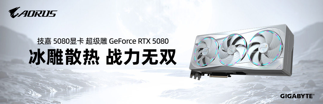 技嘉（GIGABYTE）5080显卡 超级雕ICE GeForce RTX 5080