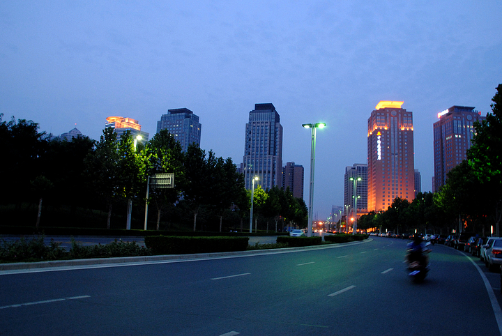 鄭州的夜景