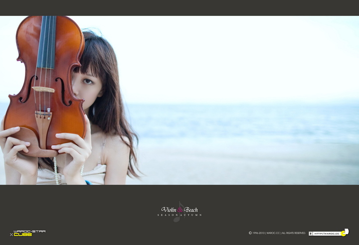 Violin&Beach+DOLL