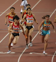 亚运会--女子4X400米接力决赛