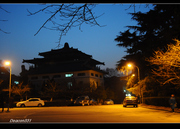 夜幕下的武汉大学