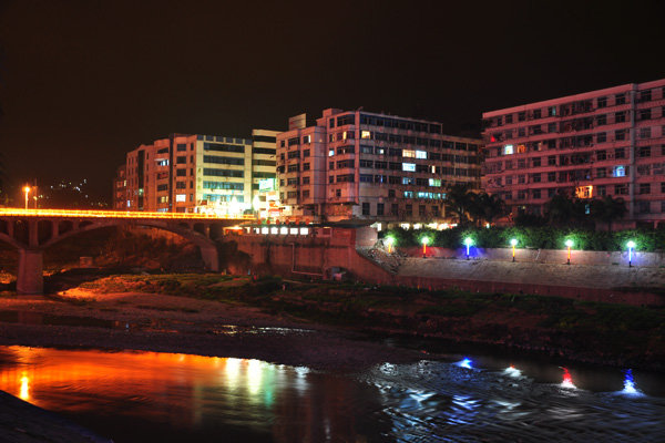 闽清夜景随意拍