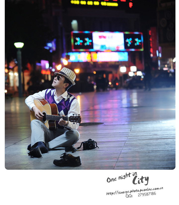 One night in city
