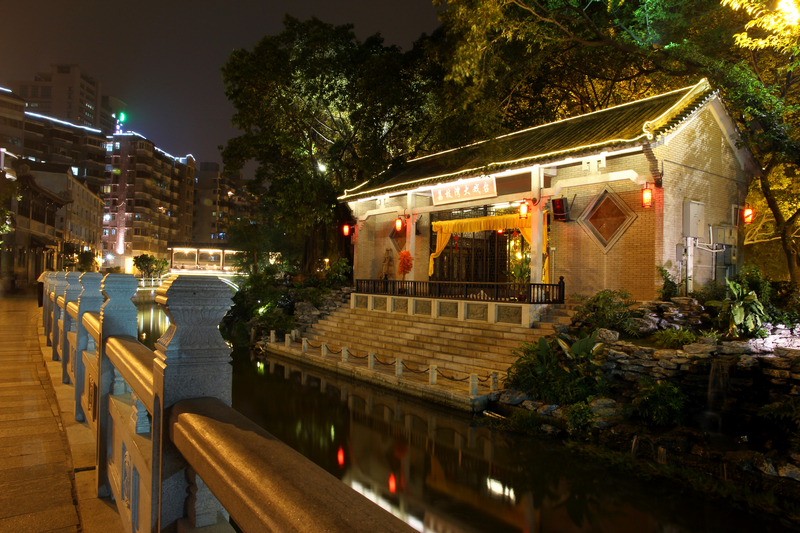 荔枝湾涌夜景图片