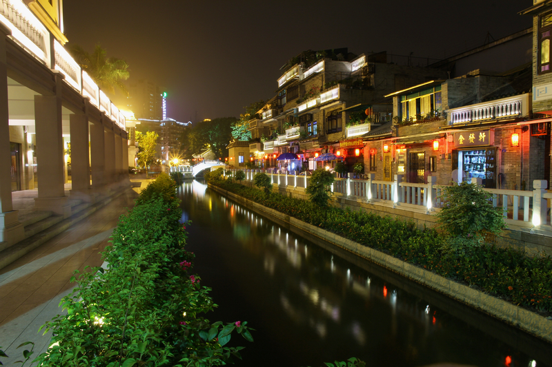 荔枝湾涌夜景