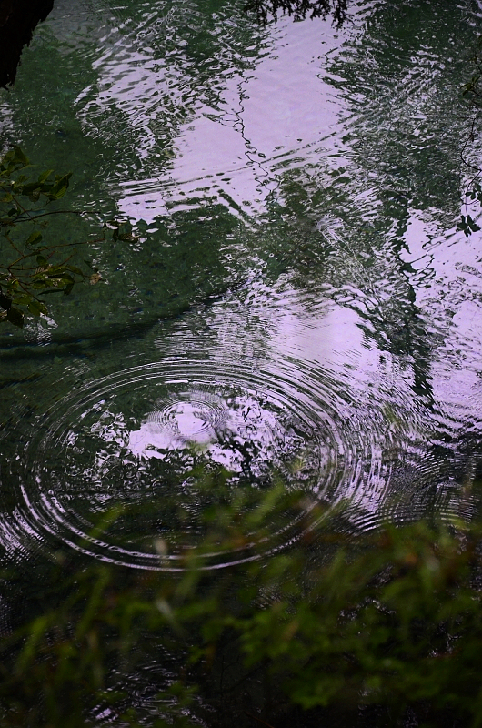 九寨溝雨景