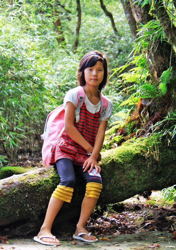 梵净山上的小姑娘