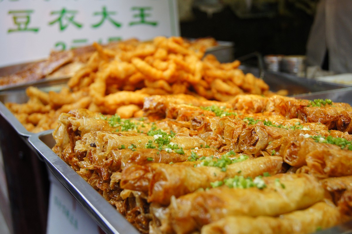 上海浦东高桥老街美食图片