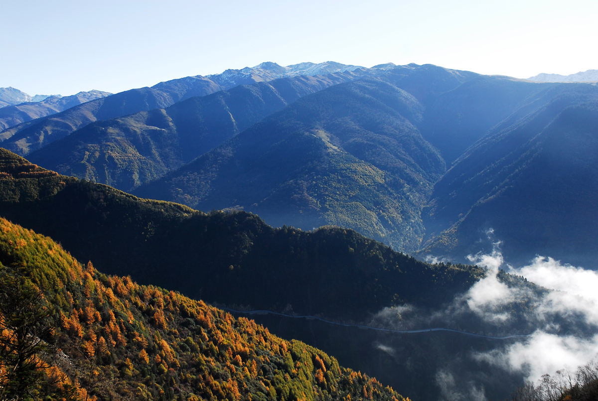 【夹金山云河摄影图片】四川雅安宝兴县风光摄影