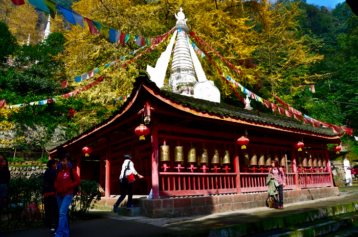 成都市大邑白岩寺风景