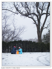 2012龙年青岛第一场雪---青岛山上看雪景