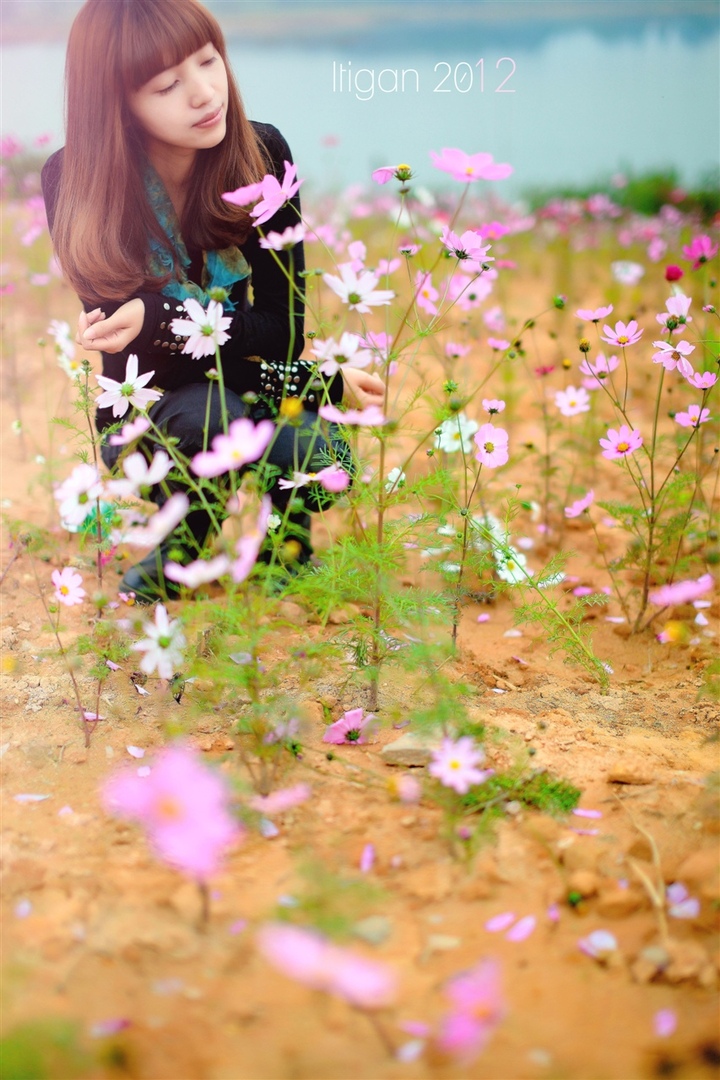 Spring flowersGirl()